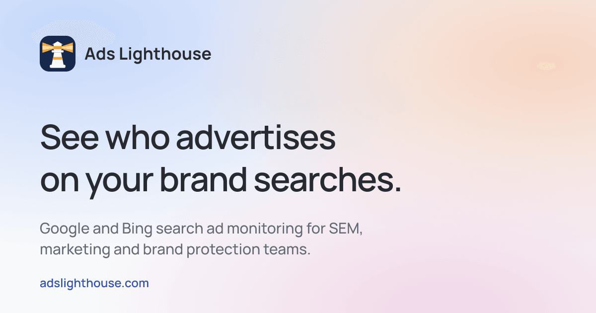 Ads Lighthouse screenshot 1